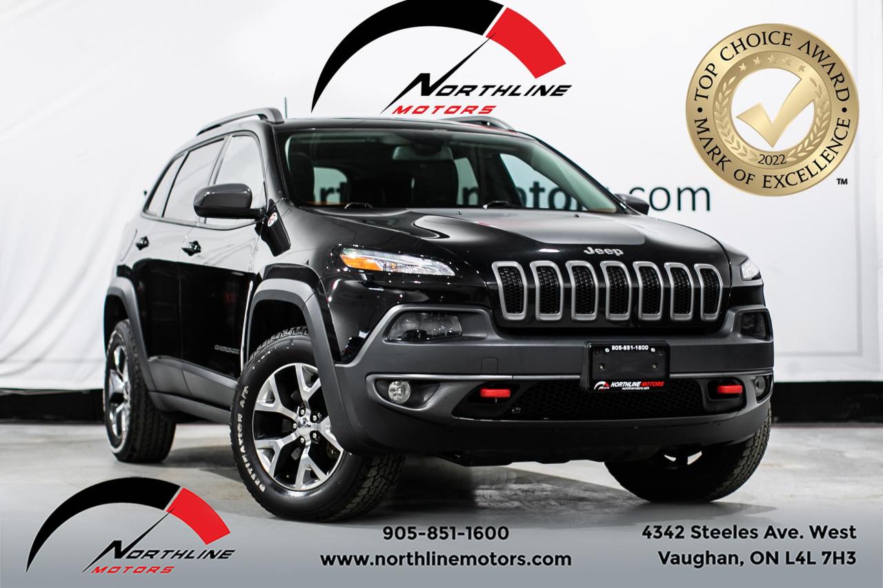 Used 2016 Jeep Cherokee Trailhawk/ PANO/ NAVI/ CAM/ LEATHER/ BLUETOOTH for sale in Vaughan, ON