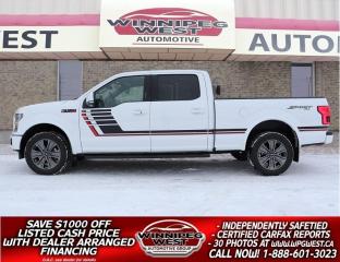 Used 2018 Ford F-150 LARIAT SPORT CREW 5.0L 4X4, ALL OPTIONS, SHARP!! for sale in Headingley, MB