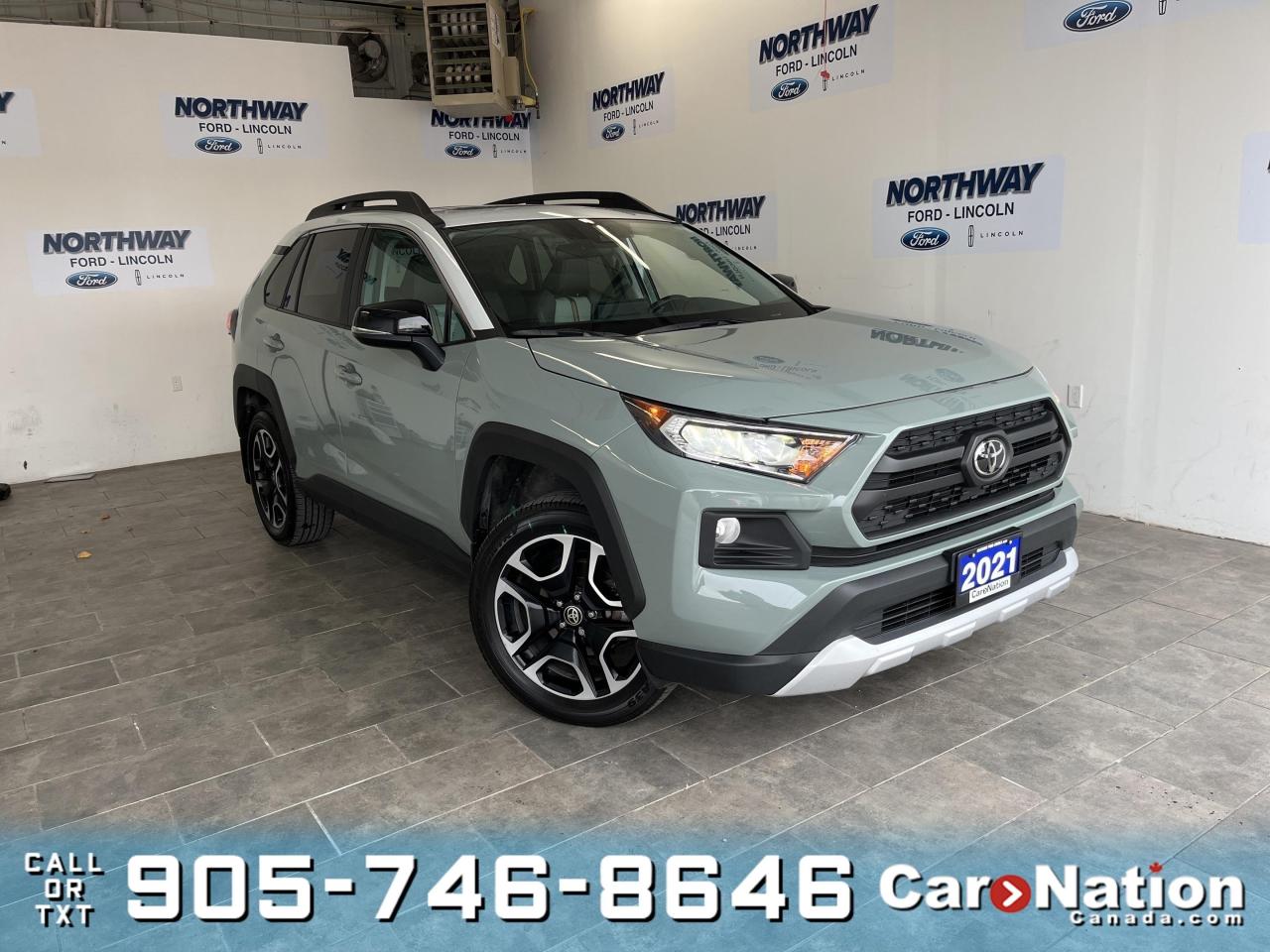 Used 2021 Toyota RAV4 TRAIL | AWD | LEATHER | SUNROOF | TOUCHSCREEN for sale in Brantford, ON
