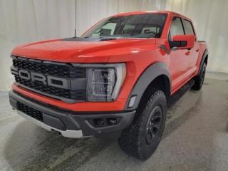 This all new redesigned 2022 Ford F-150 Raptor 801A looks absolutely stunning in Code Orange Metallic. This truck comes with the ever-popular high output twin-turbocharged 3.5L EcoBoost engine. This remarkable engine produces a remarkable 400 horsepower and 500 ft pounds of torque! The Ford Raptor is known for its amazing 4-wheel drive system. In addition to the Fox Racing shock and large BF Goodrich all terrain tires, the raptor has a new 4 auto transfer case that combines the best attributes of both all-wheel drive and 4-wheel drive systems.

Key Features:
12 LCD Touchscreen 
Specialty Raptor Leather Seats
Heated Steering Wheel
Heated Front & Rear Seats
B&O 18 Speaker Sound System
Remote Tailgate Release
LED Reflector Headlights
LED Taillamps
Torsen Package
Convenience Package
Apple Car Play/Android Auto 
17 Ultra-Bright Machined Aluminum Wheels
Wireless Charging 
Fox Racing Shock with Live Valve Technology
5-Link Rear Suspension with Panhard Rod Design
Trail Control with Trail One-Pedal Drive
Ford Co-Pilot 2.0
4X4

Optional Equipment/ Other
Tailgate & Moonroof
Raptor Carbon Fibre Package
17 Forged Aluminum Wheels

Saskatchewan has a rough climate, but its no challenge in this F-150 Raptor. This durable truck leverages physical features and technology that will keep you comfortable and safe wherever you decide to take this truck. This Raptor comes very well equipped and includes leather wrapped seats, 17 ultra-bright machined aluminum wheels, heated steering wheel, heated front and rear seats, 12 productivity screen, LED reflector head lamps, LED tail lamps, Ford Pass, reverse sensing system, back-up camera, Bluetooth, BLIS (blind spot information system), lane keeping assist, post collision braking, trailer sway control, air conditioning, cruise control, power tailgate lock, air condition, tilt, power window, locks and mirrors and so much more. 

Bennett Dunlop Ford has been located at 770 Broad St, in the heart of Regina for over 40 years! Our 4.6 Star google review (Well over 1,800 reviews) is the result of our commitment to providing the fastest, easiest and most fun customer experience possible. Our customers tell us that they love that we dont charge any admin or documentation fees, our sales team will simply offer our best price upfront and we have a no-questions-asked money back guarantee just in case you change your mind after your purchase.