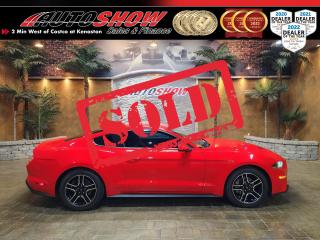Used 2021 Ford Mustang Premium - Htd & Cooled Red Lthr, Nav, Rmt Strt for sale in Winnipeg, MB