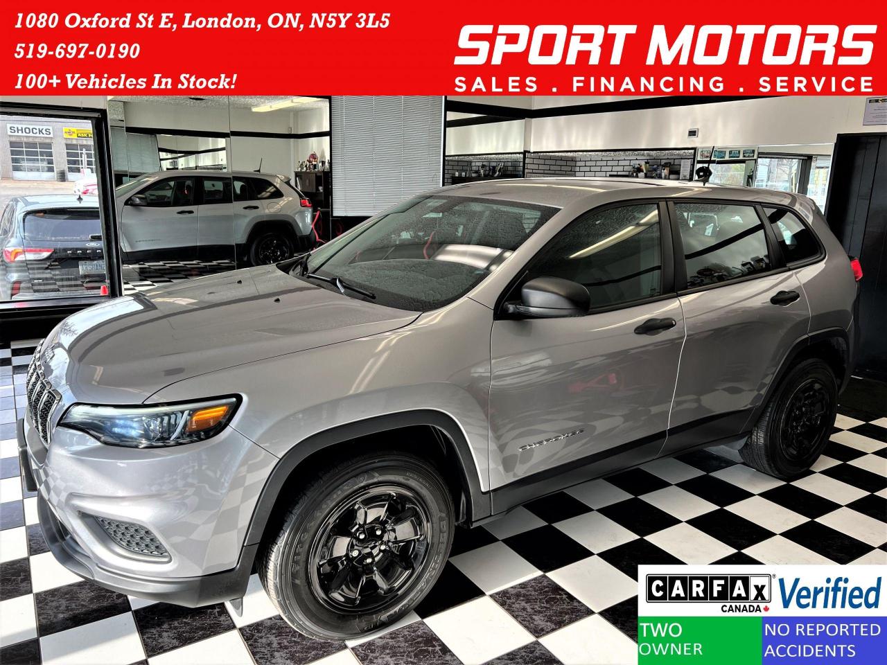 Used 2019 Jeep Cherokee SPORT 4x4+ApplePlay+Camera+HeatedSeats+CLEANCARFAX for sale in London, ON