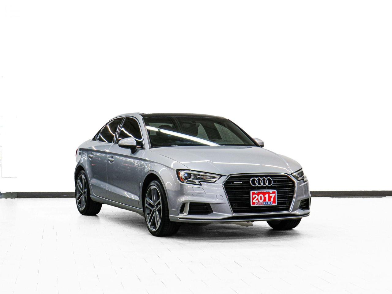 2017 Audi A3 PROGRESSIV | Quattro | Nav | Sunroof | CarPlay