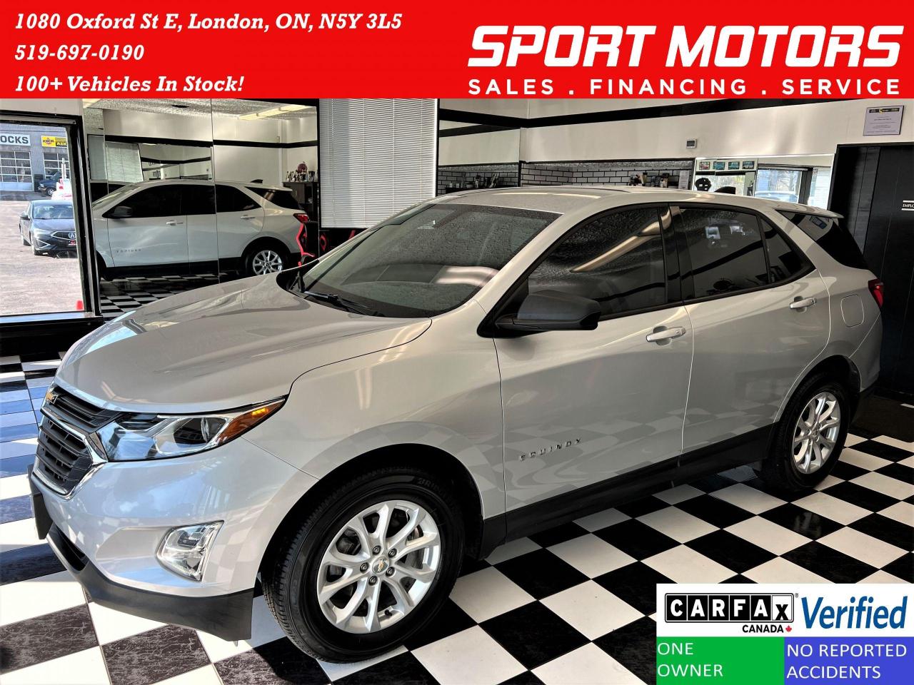 2019 Chevrolet Equinox LS+Apple Play+Camera+Remote Start+CELAN CARFAX