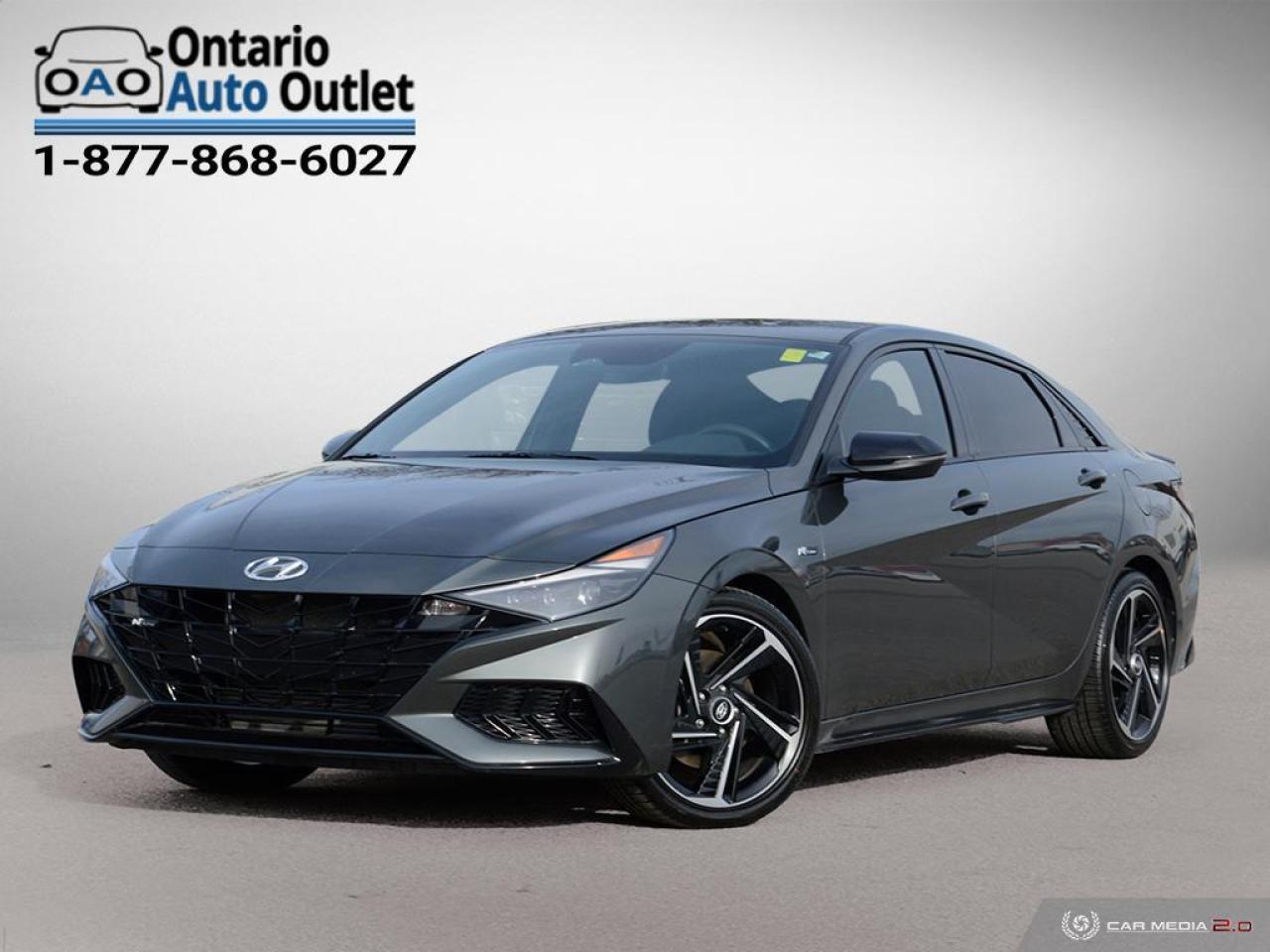 2021 Hyundai Elantra N LINE / NO ACCIDENTS / RED STITCHING / 18" ALLOYS