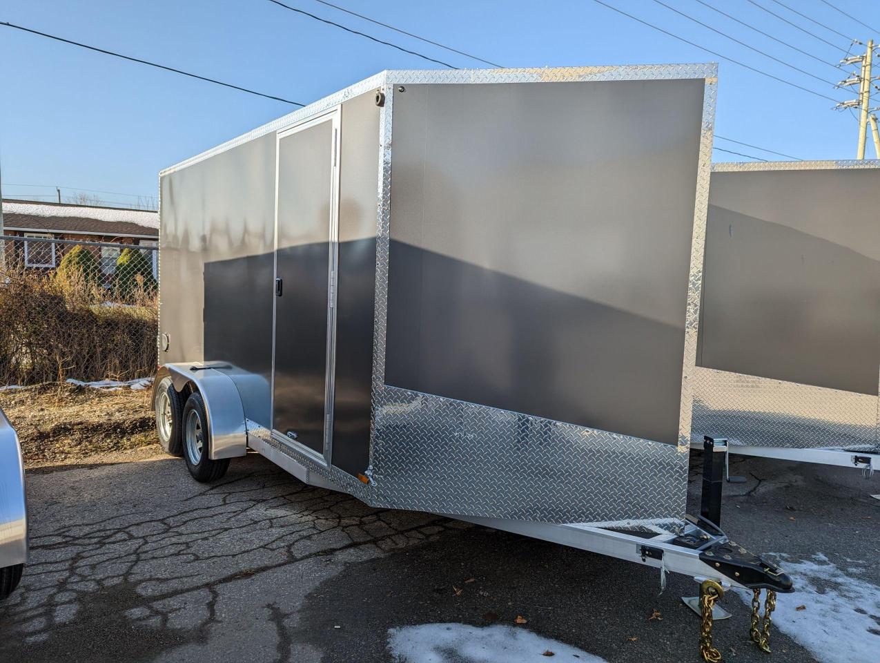 2023 Canadian Trailer Company 7x14 V Nose Cargo Trailer Aluminum Photo6