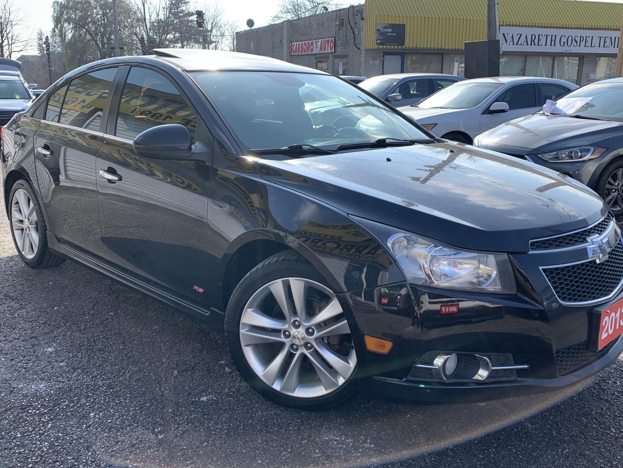 2013 Chevrolet Cruze LTZ Turbo/NAVI/CAMERA/LEATHER/ROOF/LOADED/ALLOYS