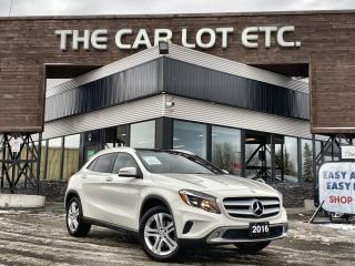 Used 2016 Mercedes-Benz GLA AWD, HEATED LEATHER SEATS, MOONROOF, BACK UP CAMERA, NAV! for sale in Sudbury, ON