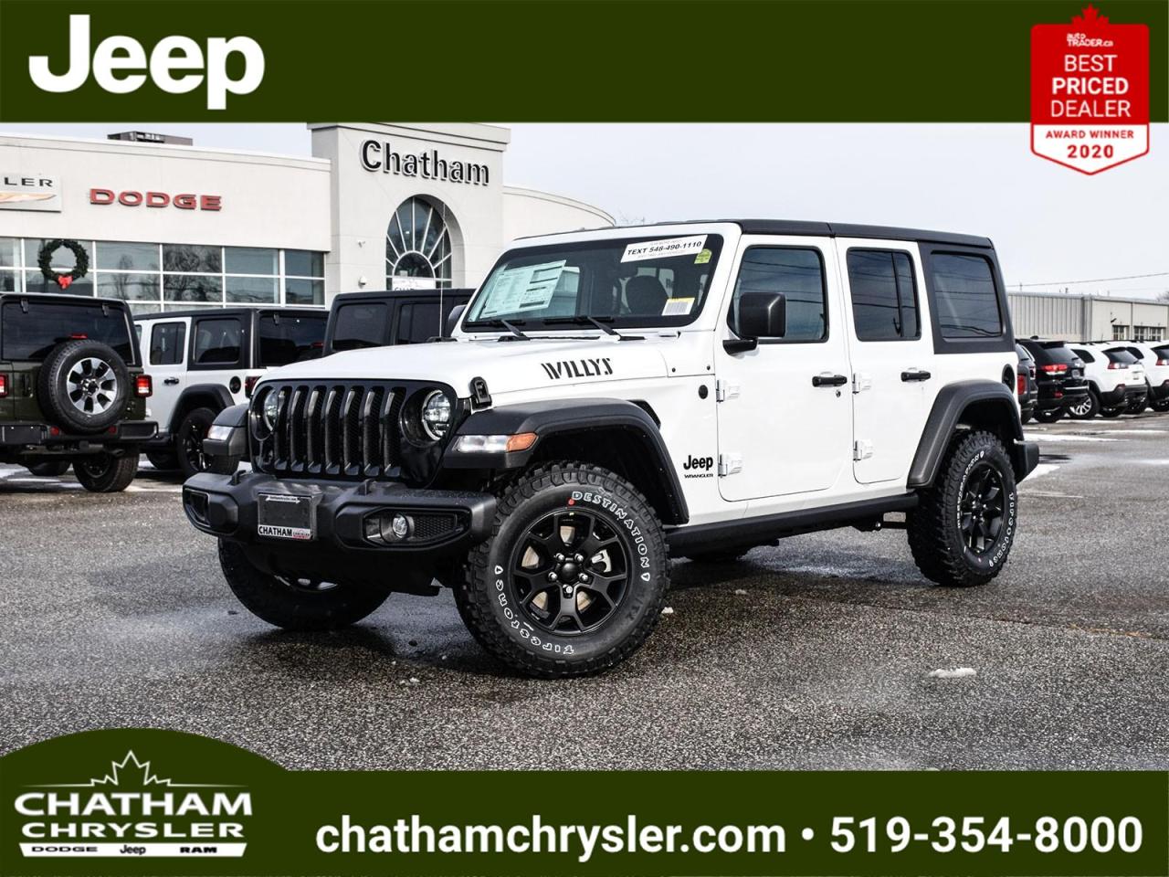 New 2023 Jeep Wrangler SPORT for sale in Chatham, ON