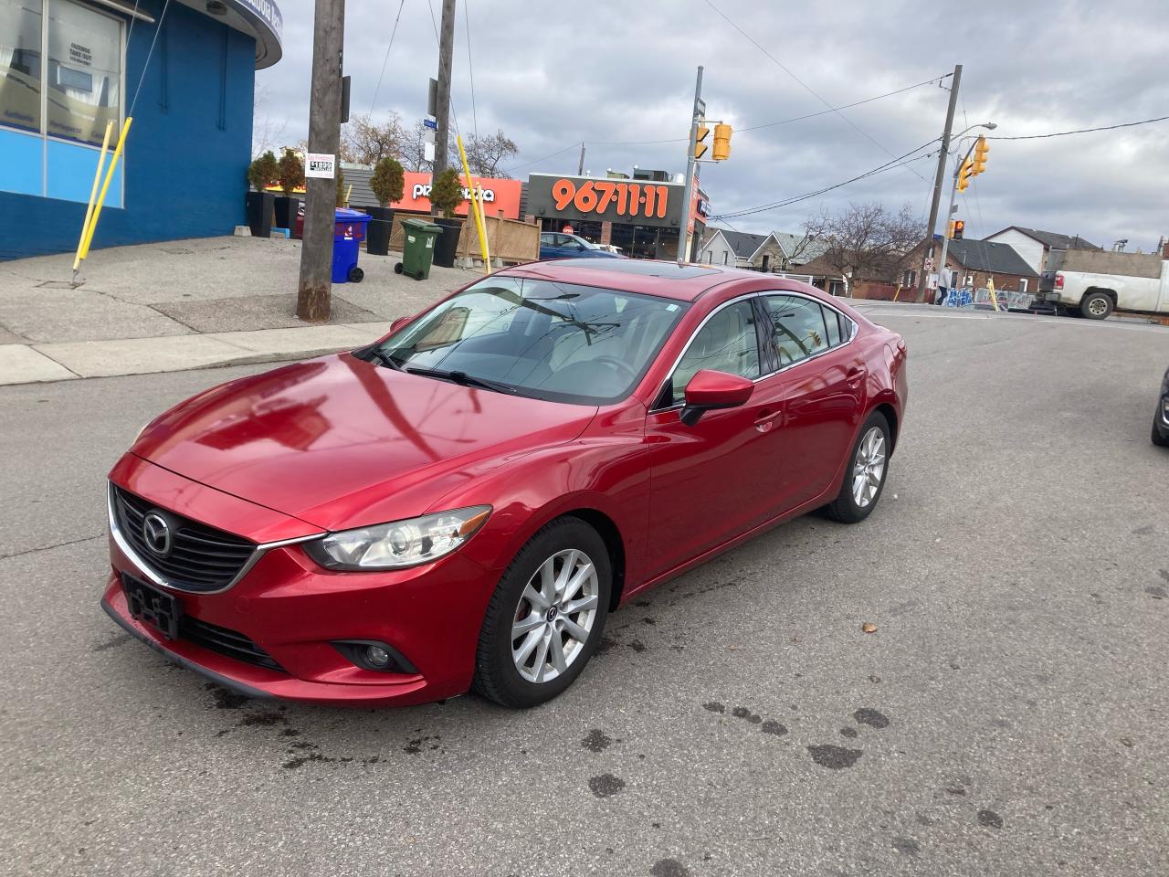 2014 Mazda MAZDA6 GS/NAV/CAMERA/SUNROOF/LEATHER/BLINDSPOT/CERTIFIED - Photo #1