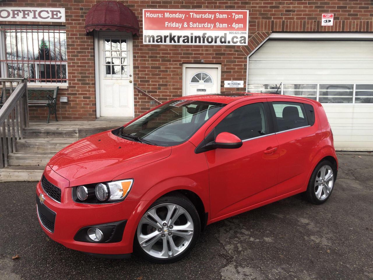 2015 Chevrolet Sonic 5dr HB LT Auto Back Up Cam BT Sunroof HTD Cloth