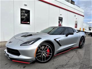 Used 2017 Chevrolet Corvette STINGRAY Z51 W/1LT-7 SPEED MANUAL-RED LEATHER-CERTIFIED for sale in Toronto, ON