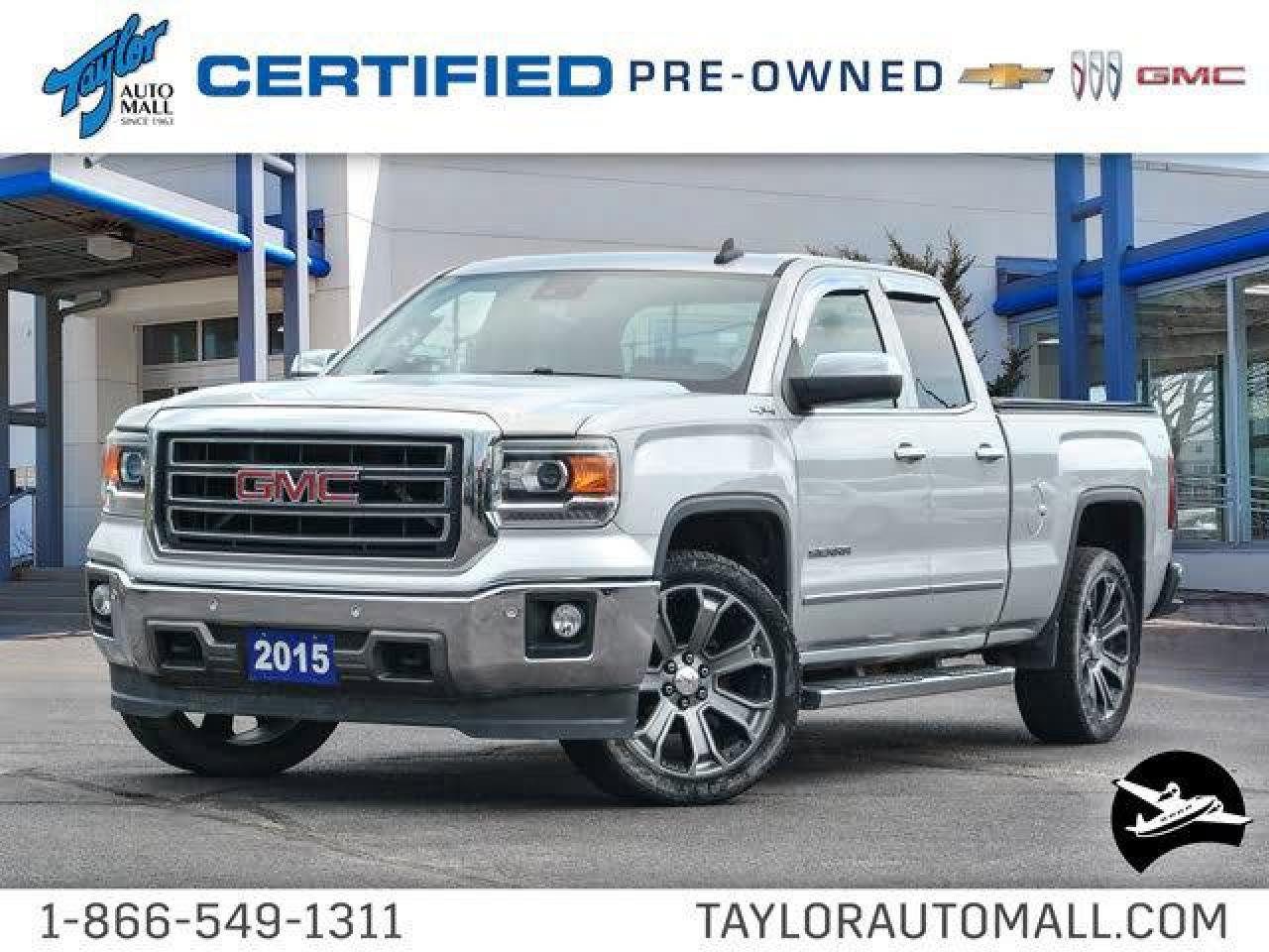 Used 2015 GMC Sierra 1500 SLT- Certified - Leather Seats for sale in Kingston, ON