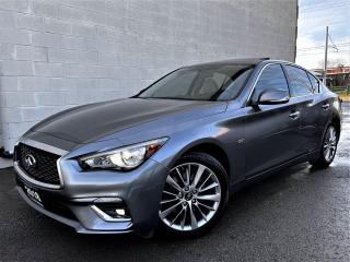 Used 2018 Infiniti Q50 3.0t Navigation Leather Moonroof for sale in Kitchener, ON