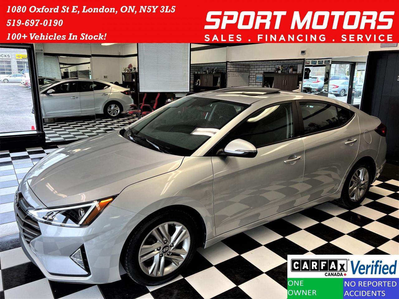 Used 2019 Hyundai Elantra PREFERRED W/SUN & SAFETY+HEATED SEATS+CLEAN CARFAX for sale in London, ON