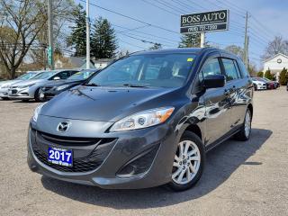 <p><span style=font-family: Segoe UI, sans-serif; font-size: 18px;>GREAT CONDITION WELL KEPT SIX PASSENGER CHARCOAL GREY MAZDA CROSSOVER W/ THIRD ROW SEATING AND SLIDING DOORS, EQUIPPED W/ THE EVER RELIABLE AND FUEL EFFICIENT 4 CYLINDER 2.5L DOHC ENGINE LOADED W/ CRUISE CONTROL, REAR-PARK ASSIST, POWER MOONROOF, BLUETOOTH CONNECTION, KEYLESS ENTRY, AUTOMATIC HEADLIGHTS, AUTOMATIC RAIN SENSING WIPERS, MULTI-ZONE CLIMATE CONTROLS, POWER REAR SLIDING WINDOWS, AIR CONDITIONING, POWER LOCKS AND MIRRORS, SAFETY AND WARRANTY INCLUDED AND MORE!*** This vehicle comes certified with all-in pricing excluding HST tax and licensing. Also included is a complimentary 36 days complete coverage safety and powertrain warranty, and one year limited powertrain warranty. Please visit our website at bossauto.ca today!   </span></p>