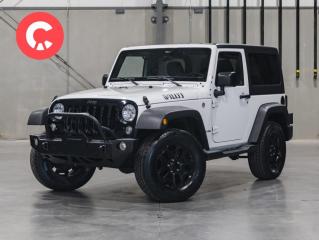 Used 2017 Jeep Wrangler Willys 4X4 W/ 6-Spd MT, Willys Wheeler Pack., Cruise Control for sale in Calgary, AB