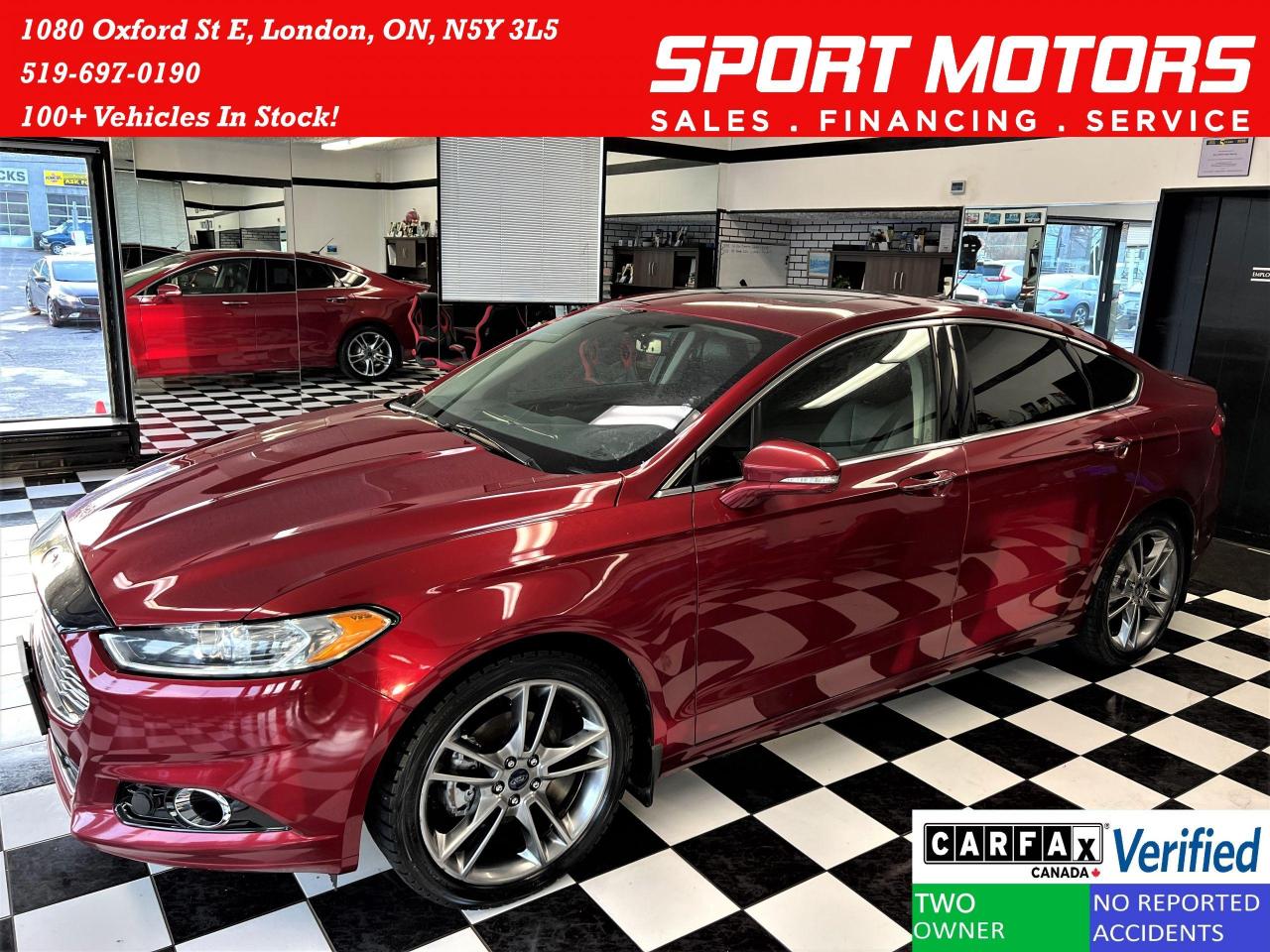 2016 Ford Fusion Titanium AWD+Remote Start+Roof+Camera+CLEAN CARFAX - Photo #1