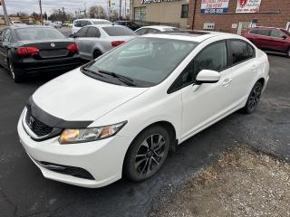 Used 2015 Honda Civic EX/1.8L/SUNROOF/REAR & MIRROR CAMERA/NO ACCIDENTS for sale in Cambridge, ON
