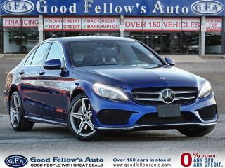 2018 Mercedes-Benz C-Class 4MATIC MODEL, LEATHER SEATS, PANORAMIC ROOF, NAVI