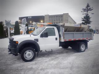 Used 2008 Ford F-550 Regular Cab 2WD Dump Truck with Spreader Dually for sale in Burnaby, BC