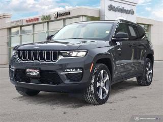 New 2022 Jeep Grand Cherokee 4xe 4x4 Save today with bonus cash + Small town savings for sale in Steinbach, MB