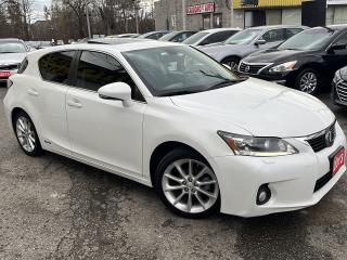 Used 2013 Lexus CT 200h AWD/NAVI CAMERA/LEATHER/ROOF/LOADED/ALLOYS for sale in Scarborough, ON