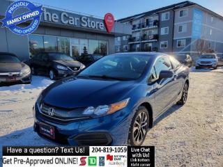 Used 2015 Honda Civic COUPE 2dr EX Sunroof Heated Seats Rear Cam CLEAN TITLE for sale in Winnipeg, MB