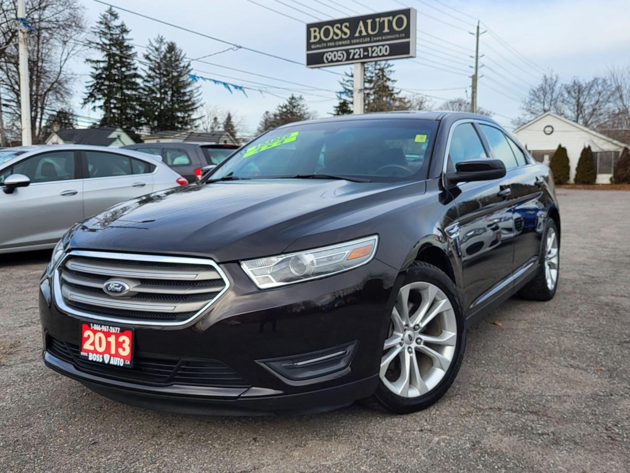 <p class=MsoNormal><span style=font-size: 13.5pt; line-height: 107%; font-family: Segoe UI,sans-serif; color: black;>**LOW MILEAGE**GREAT CONDITION BLACK ON BLACK FULL SIZE FORD SEDAN EQUIPPED W/ THE RELIABLE 6 CYLINDER 288HP 3.5L DOHC ENGINE, LOADED W/ ALL-WHEEL DRIVE, LEATHER/HEATED SEATS, POWER MOONROOF, REAR VIEW CAMERA W/ REAR PARK ASSIST, FACTORY REMOTE CAR START, GPS NAVIGATION, POWER LOCKS/WINDOWS AND MIRROS, AIR CONDITIONING, KEYLESS ENTRY, CRUISE CONTROL, SAFETY AND WARRANTY INCLUDED AND MORE! This vehicle comes certified with all-in pricing excluding HST tax and licensing. Also included is a complimentary 36 days complete coverage safety and powertrain warranty, and one year limited powertrain warranty. Please visit our website at www.bossauto.ca today!</span></p>