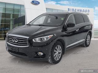 Used 2013 Infiniti JX35 AWD 4dr 4.99% Available | Ultra Low Kilometers! for sale in Winnipeg, MB