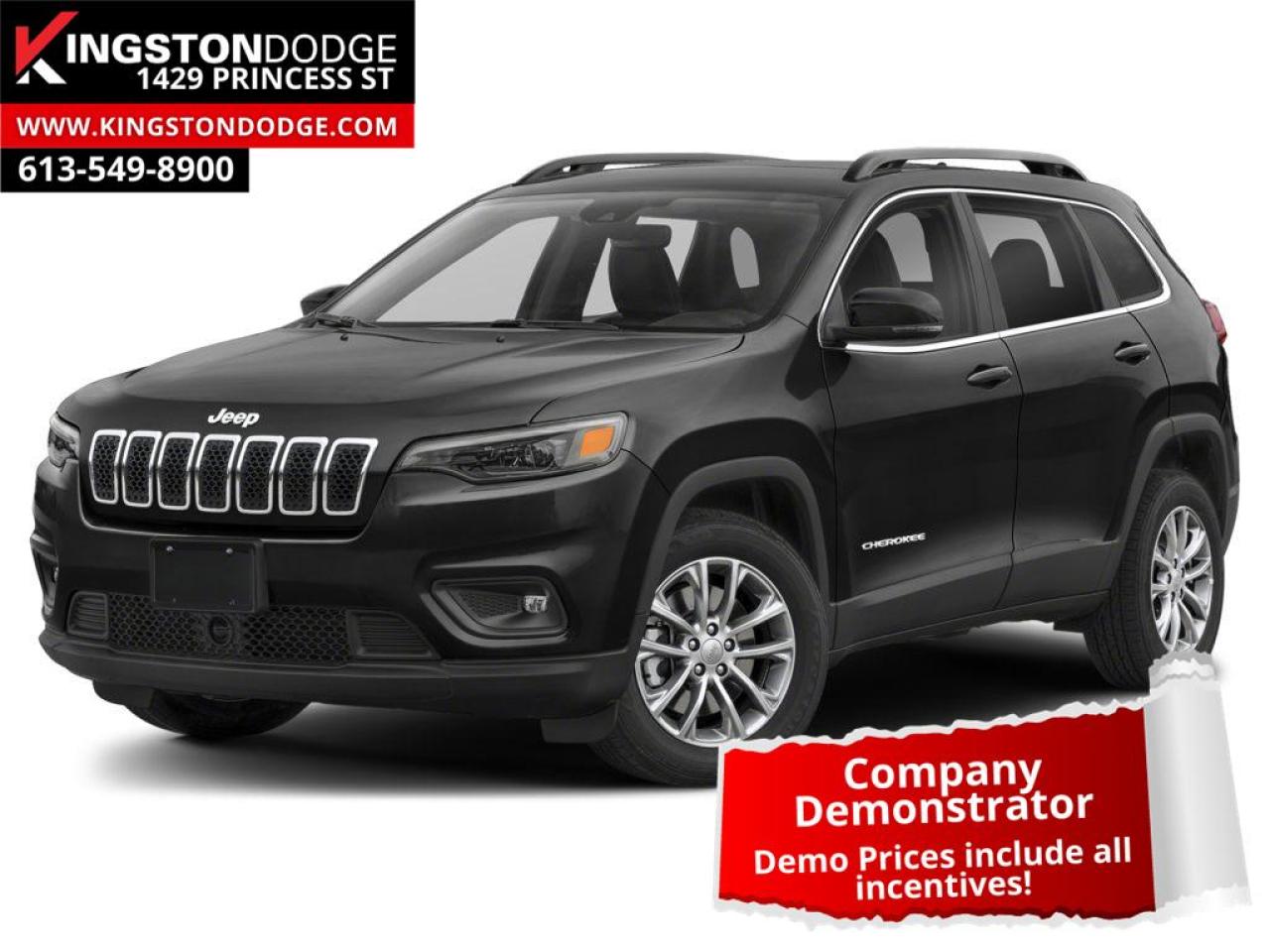Used 2022 Jeep Cherokee Sport CHEROKEE X | DEMO | HEATED SEATS & STEERING | LANE KEEP ASSIST for sale in Kingston, ON