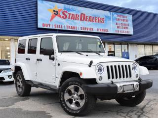 Used 2018 Jeep Wrangler JK Unlimited 4x4 LEATHER H-SEATS MINT! WE FINANCE ALL CREDIT! for sale in London, ON