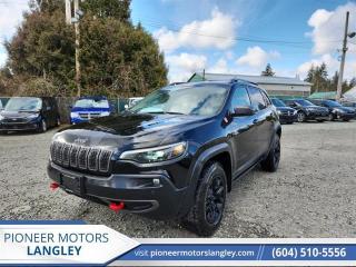 Used 2021 Jeep Cherokee Trailhawk Elite  - Cooled Seats for sale in Langley, BC
