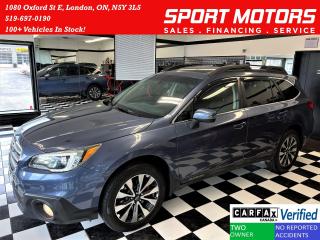 Used 2015 Subaru Outback 2.5I Limited W/TECH PKG AWD+GPS+Roof+CLEAN CARFAX for sale in London, ON