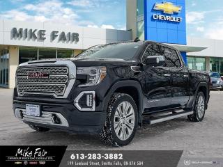 Used 2020 GMC Sierra 1500 Denali remote start, power sunroof, rear camera mirror, heated/vented front seats, driver alert package for sale in Smiths Falls, ON