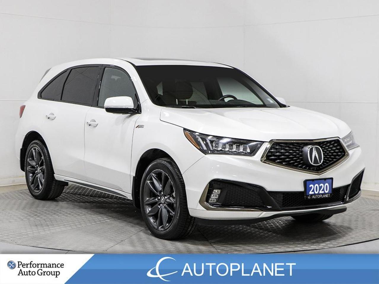 Used 2020 Acura MDX A-Spec SH-AWD, 7-Seater, Sunroof, Back Up Cam for sale in Brampton, ON