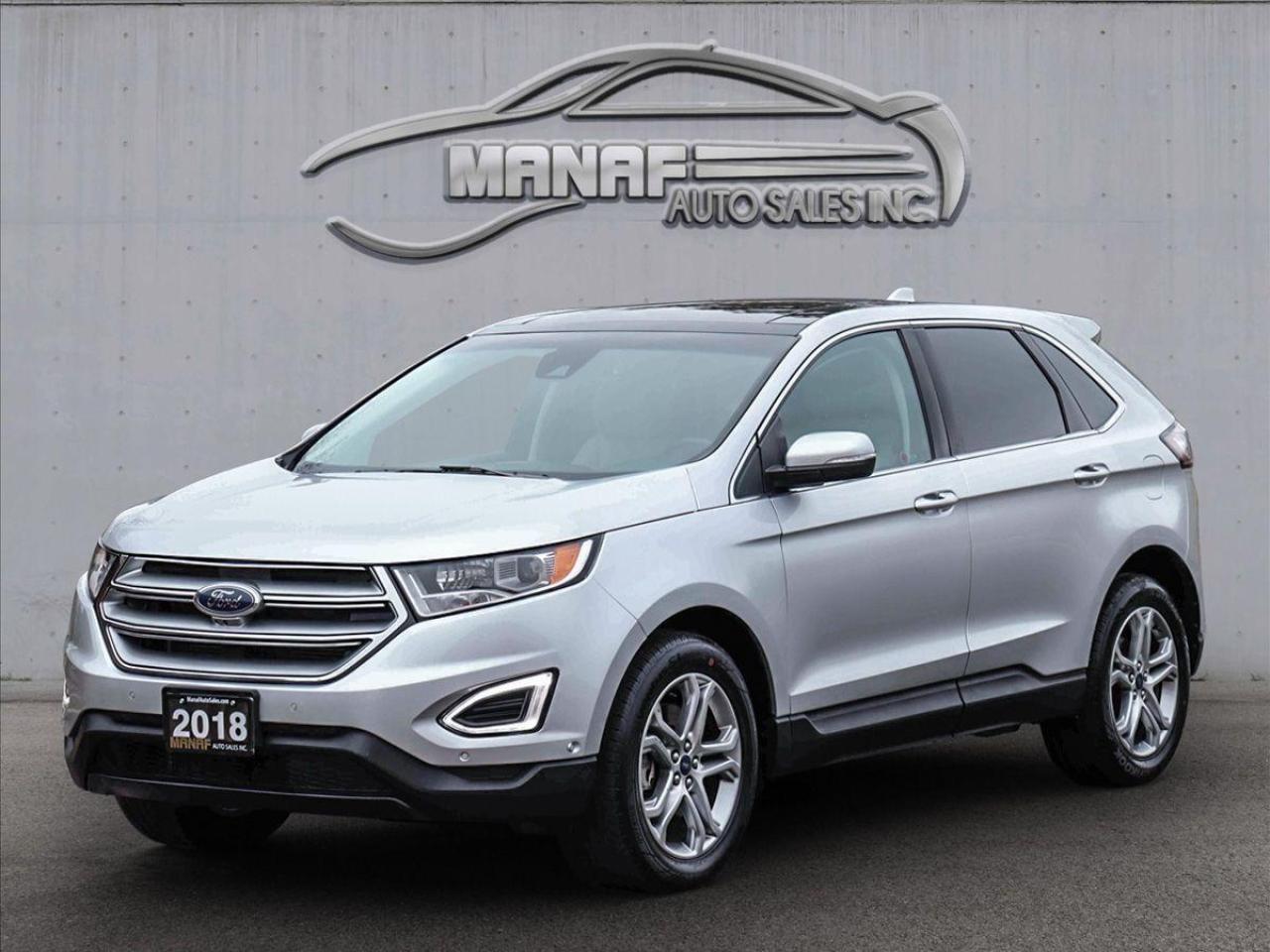 Used 2018 Ford Edge Titanium AWD Panoramic Roof Navi R.Starter for sale in Concord, ON
