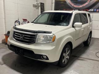 <p><span style=color: #0c0b36; font-family: Poppins, sans-serif; font-size: 16px; background-color: #ffffff;>No accidents, clean title, always Ontario registered, and built to last. The 2014 Honda Pilot Touring is powering all 4 wheels with a 3.5L V6 that will last as long as you’re willing to take care of it. The Touring trim is the top of the line for Pilot’s, with navigation, full leather interior, sunroof, home-link, dual-zone climate, rear climate, DVD entertainment for the passengers, heated seats for the front and second row, and seven seats in total. With a set of winter tires included, you’re covered year round to be able to make it wherever the roads will lead you in this clean 2014 Honda Pilot Touring.</span></p>