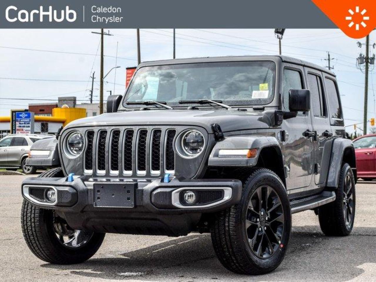 New 2023 Jeep Wrangler 4xe Sahara 4 Door Freedom Top LED Lighting Grp Cold Weather Grp for sale in Bolton, ON