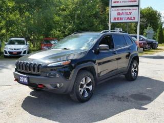 Used 2016 Jeep Cherokee | AWD | Trailhawk | Leather | Heated Seats | Sunroof | for sale in Winnipeg, MB