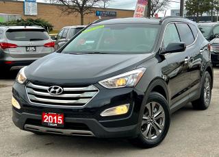 <div>SAFETY INCLUDED .. WARRANTY INCLUDED .. AWD</div><div><br></div><div>2015 HYUNDAI SANTA FE PREMIUM PKG </div><div>AWD 4 CYLINDER. </div><div><br></div><div>IN GREAT CONDITION DRIVES EXCELLENT WITH NO ANY ISSUE! </div><div><br></div><div>BEING SOLD CERTIFIED WITH SAFETY CERTIFICATE INCLUDING NEW BREAKS ALL AROUND ( Rotors & Pads  ) WITH FRESH OIL AND FULLY DETAILED FOR NO EXTRA COST! </div><div>ITS READY TO GO. </div><div><br></div><div>EQUIPPED WITH:</div><div>•BLUETOOTH </div><div>•HEATED SEATS </div><div>•ALLOY RIMS </div><div>•STERING WHEEL AUDIO CONTROL </div><div>•LEATHER STEERING WRAP </div><div><br></div><div>PRICE + TAX NO EXTRA OR HIDDEN FEES</div><div>FINANCING AVAILABLE FOR ANY TYPE OF CREDIT </div><div><br></div><div>PLEASE CONTACT US TO ARRANGE YOUR APPOINTMENT FOR VIEWING AND TEST DRIVE.</div>