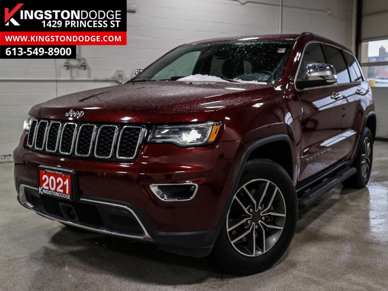 Used 2021 Jeep Grand Cherokee Limited 4X4 | NAVIGATION | LEATHER SEATING | POWER LIFTGATE for sale in Kingston, ON
