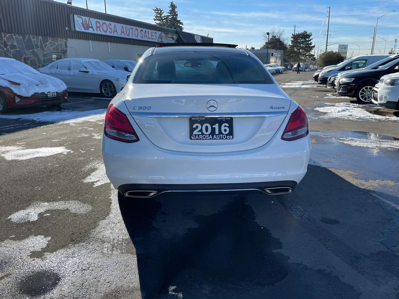 2016 Mercedes-Benz C-Class 4MATIC LOW KM NO ACCIDENT NAVI BLIND SPOT BLUETOOT - Photo #7