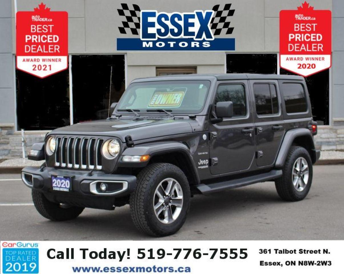 2020 Jeep Wrangler Sahara*4x4*LowK's*Heated Seats*CarPlay*2.0L-4cyl