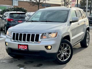 <div>ONE OWNER.. CERTIFIED.. NO ACCIDENT.. WARRANTY.. LOADED </div><div><br></div><div>2012 JEEP GRAND CHEROKEE LAREDO 4x4</div><div>ONLY 158000 KMS </div><div><br></div><div>BEAUTIFUL LOOKING SUV IN PERFECT CONDITION DRIVES EXCELLENT WITH NO ANY ISSUES. </div><div><br></div><div>• BRAND NEW BRAKES JUST INSTALLED • </div><div>• FRESH OIL CHANGE • </div><div>• NEW SUSPENSION • </div><div>• 4 WHEEL ALIGNMENT • </div><div><br></div><div>COMES FULLY CERTIFIED WITH SAFETY CERTIFICATE AND WARRANTY INCLUDED IN THE PRICE! ITS READY TO GO..</div><div><br></div><div>MANY OPTIONS:</div><div>LEATHER & POWER SEATS</div><div>HEATED SEATS</div><div>BACK UP CAMERA </div><div>BACK UP SENSORS </div><div>DVD</div><div>KEYLESS ENTRY AND PUSH START </div><div>REMOTE STARTER</div><div>SUNROOF </div><div><br></div><div>FINANCING AVAILABLE FOR ANY TYPE OF CREDIT WITH OPEN LOAN OPTIONS </div><div><br></div><div>PLEASE CONTACT US TO ARRANGE YOUR APPOINTMENT FOR VIEWING AND TEST DRIVE.</div><div><br></div>