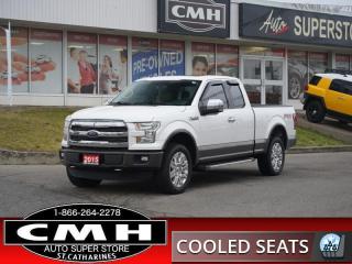 Used 2015 Ford F-150 Lariat  NAV BLIND-SPOT ROOF COLD-SEATS for sale in St. Catharines, ON