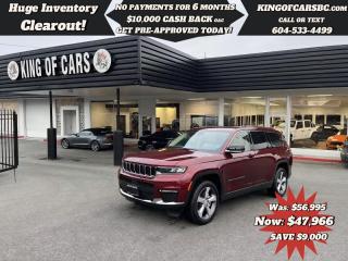 Used 2021 Jeep Grand Cherokee L Limited for sale in Langley, BC