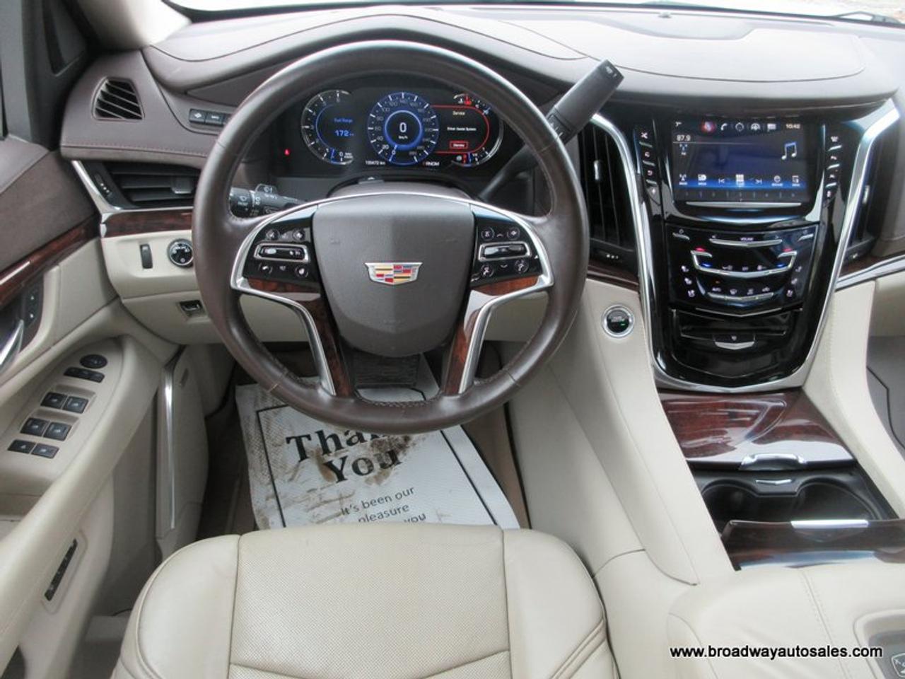 2016 Cadillac Escalade LOADED PREMIUM-MODEL 7 PASSENGER 6.2L - V8.. 4X4.. CAPTAINS.. 3RD ROW.. NAVIGATION.. DVD PLAYER.. SUNROOF.. LEATHER.. HEATED SEATS & WHEEL.. Photo