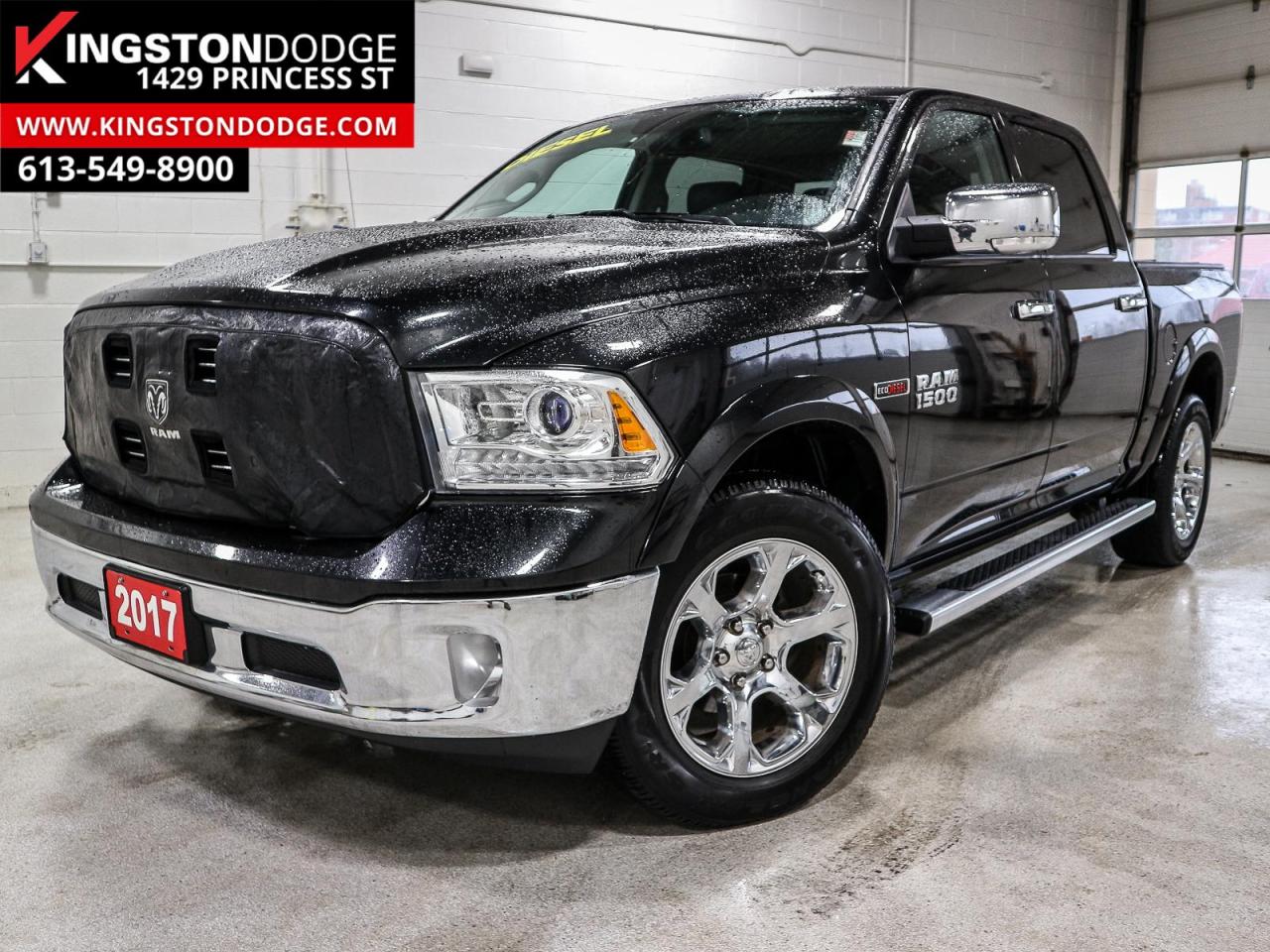Used 2017 RAM 1500 Laramie 4X4 | NAVIGATION | LEATHER SEATING | POWER SUNROOF for sale in Kingston, ON
