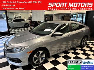 Used 2018 Honda Civic LX+Camera+ApplePlay+Heated Seats+CLEANC ARFAX for sale in London, ON